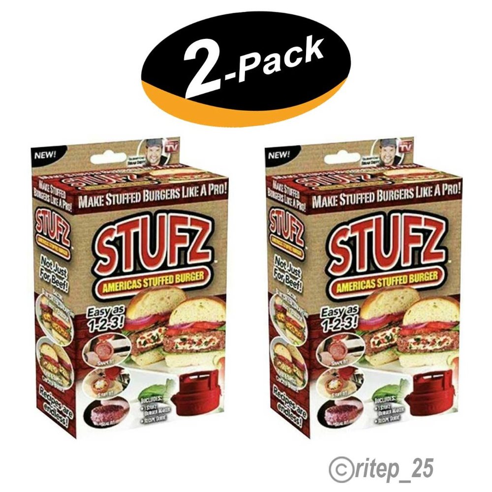 As-onTV Stufz Americas Stuffed Burger | Make Burgers Like A Pro! (2 Pack)